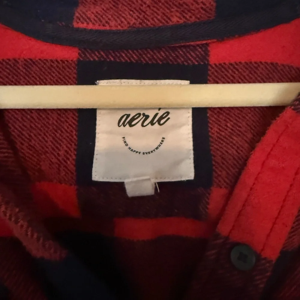 Aerie LumberJane Oversized Flannel Shirt - Picture 2 of 5